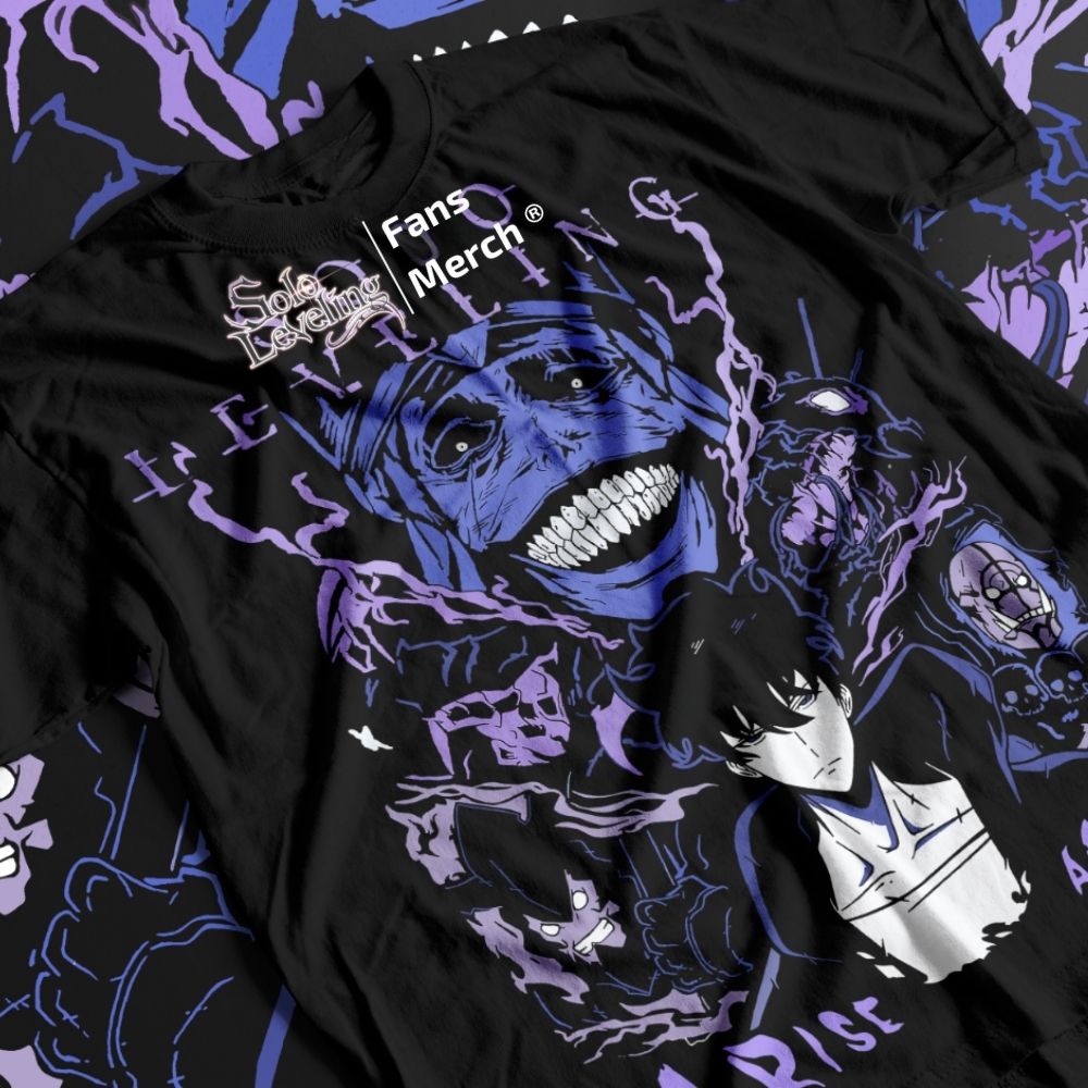 Solo Leveling T-shirts – Hot! Sung Jin Woo Solo Leveling T-shirt