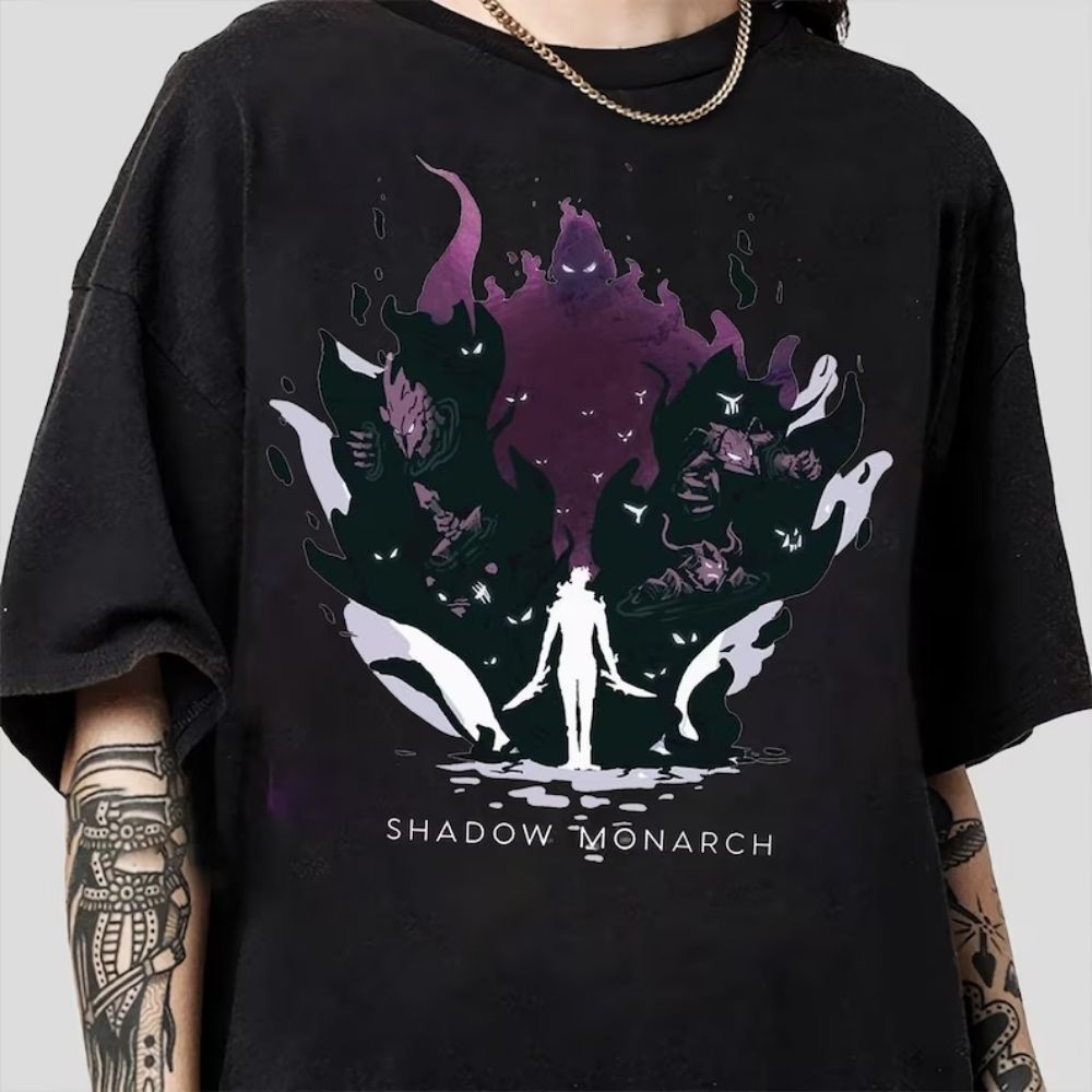 Solo Leveling T-shirts – Hot! Sung Jinwoo Manhwa Classic T-shirt