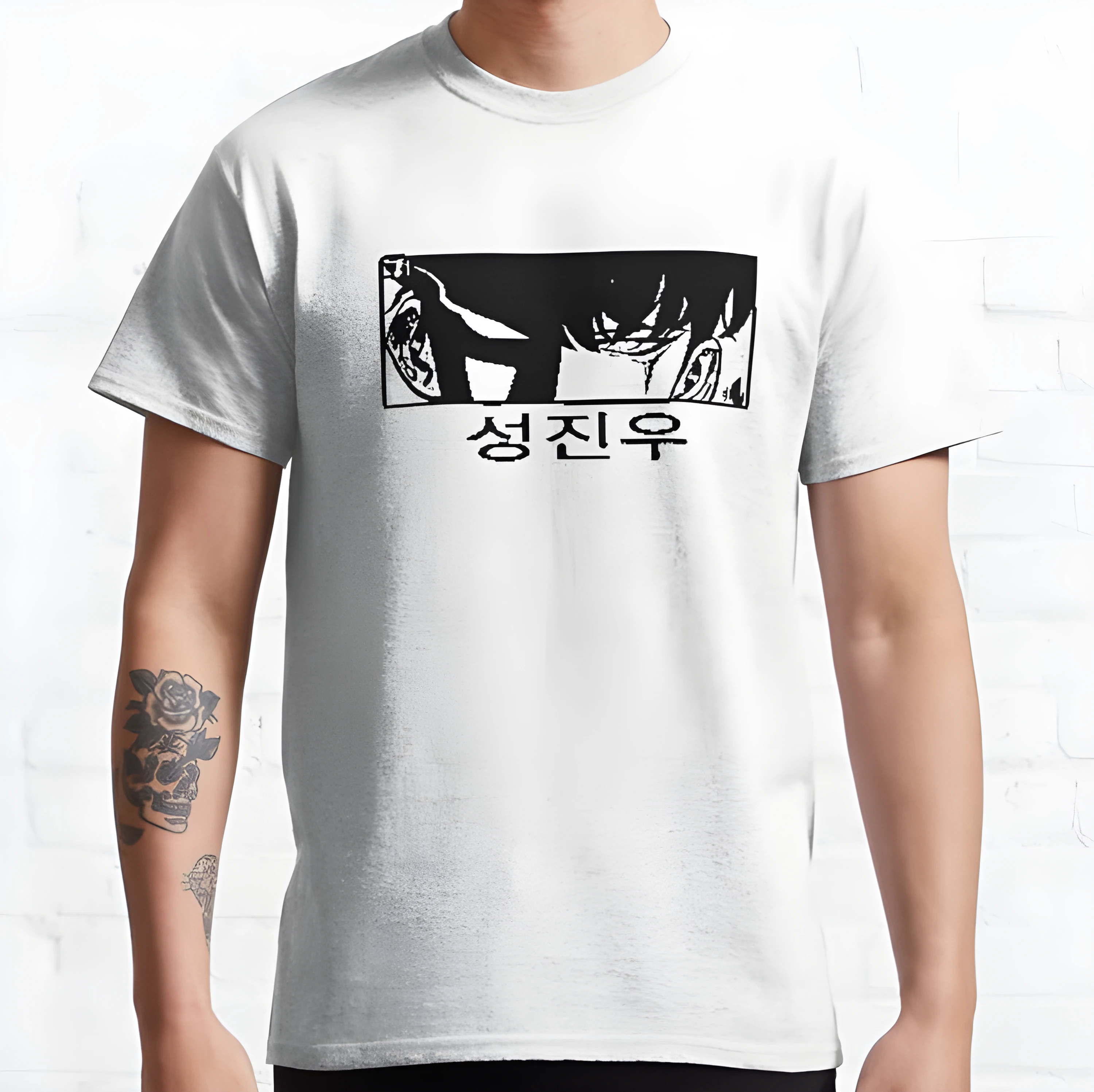 Solo Leveling T-Shirts - Solo Leveling Characters Fanart Classic T-Shirt