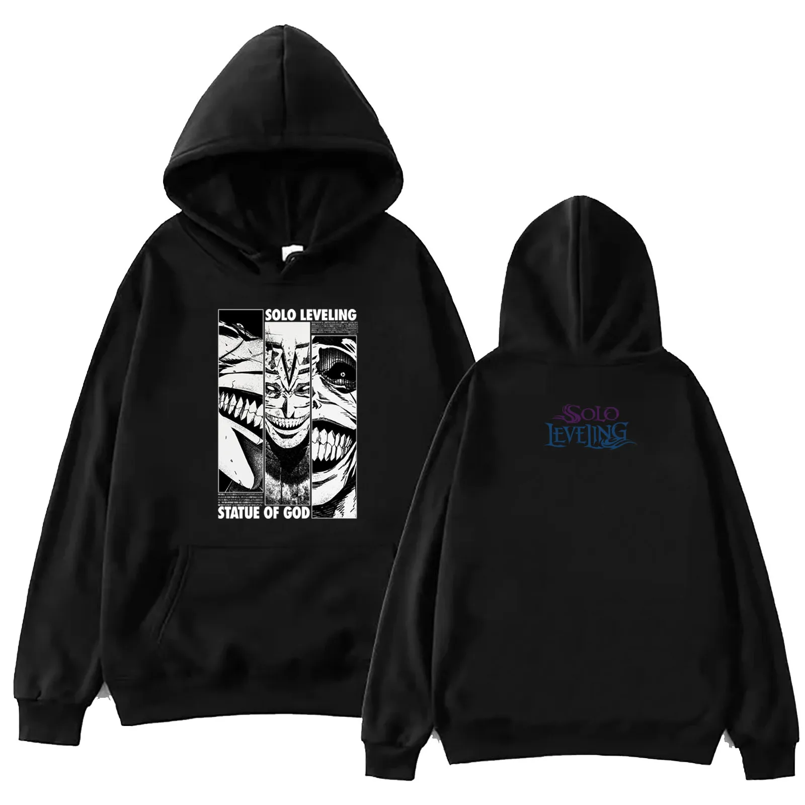 Solo Leveling Statue of God Sung Jinwoo Hoodie